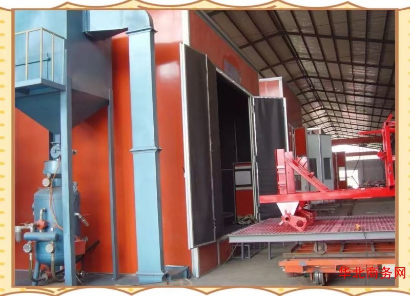 供应全自动封闭式大型工业喷砂房图2