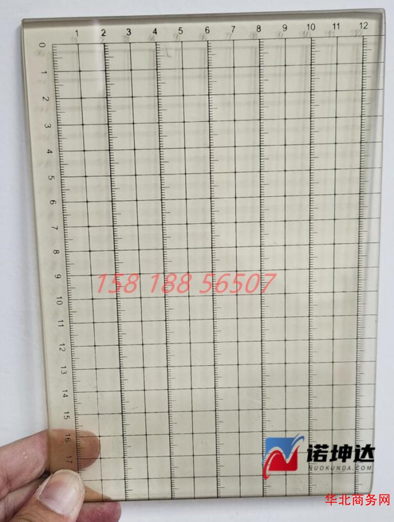 波峰焊玻璃，波峰焊预热玻璃，波峰焊锡炉玻璃，带刻度玻璃图3