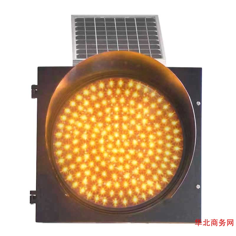 楚雄市太阳能黄慢闪灯 400黄慢闪警示灯 交通信号灯图2