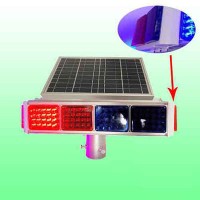 四面爆闪灯太阳能爆闪灯led交通警示灯价格