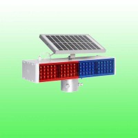 一体式太阳能警示灯双面爆闪警示灯交通设施