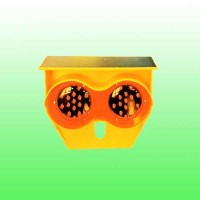 新款太阳能同步警示灯 护栏猫眼诱导灯太阳能小雾灯报价