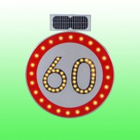 重庆交通标识太阳能限速标志牌led发光警示牌价格