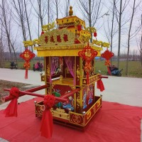 农村抬骨灰盒的花轿生产厂家